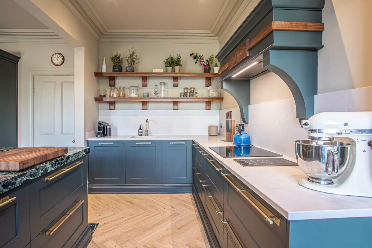 upcycled kitchen created with bespoke features by Infinite Bespoke Interiors