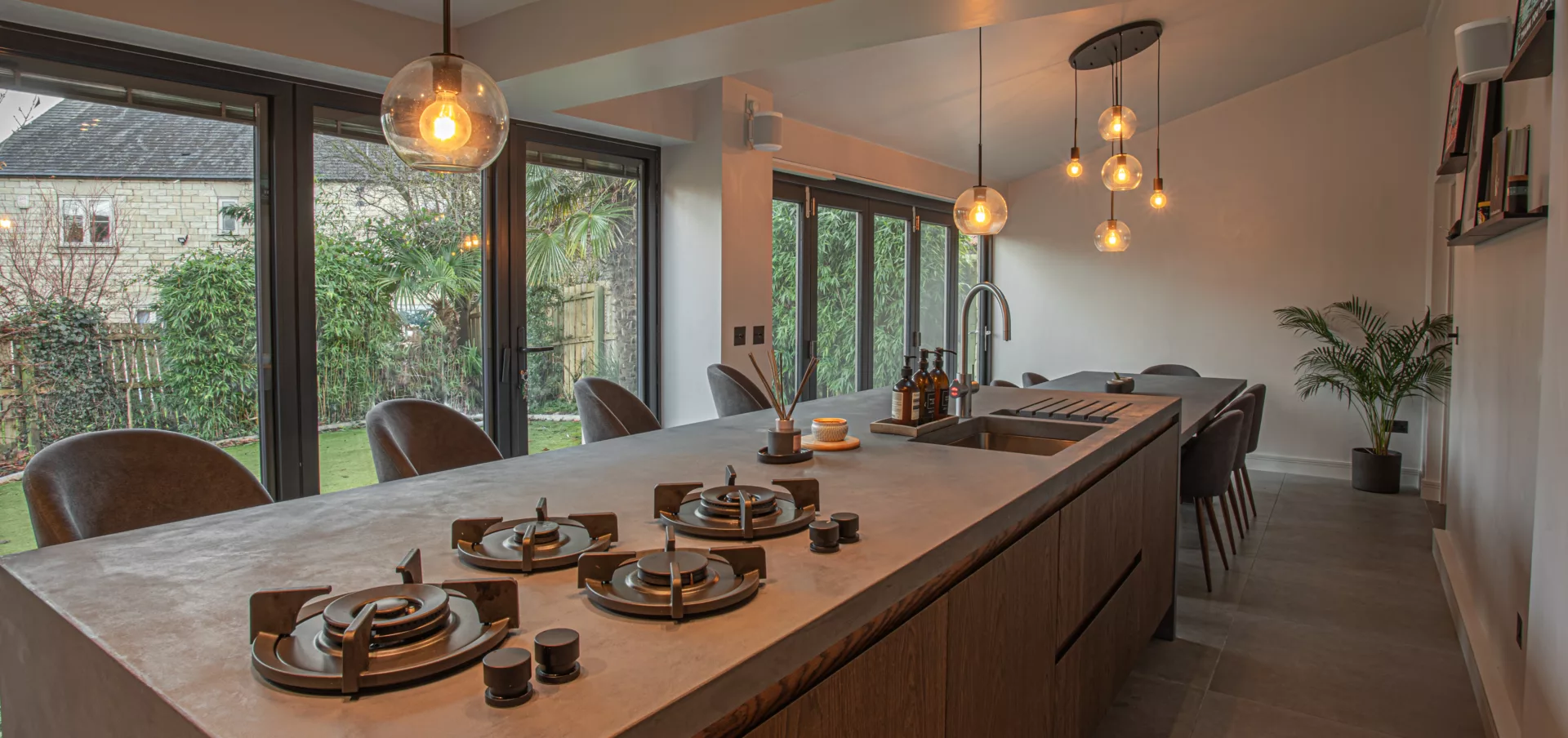 Bespoke Industrial feel, scandinavian style kitchen created by Infinite Bespoke Interiors.